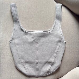 Aritzia Babaton Sculpt Knit Bustier Tank